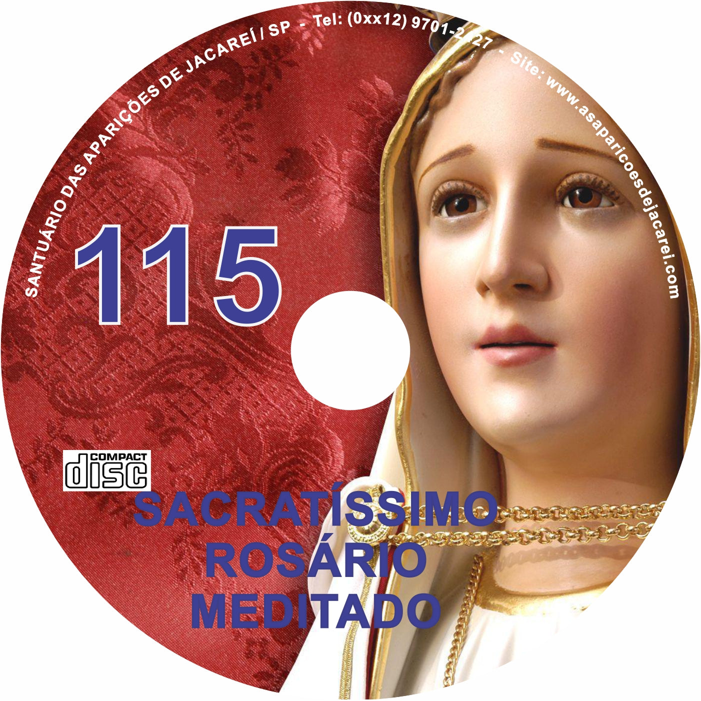 CD Rosário Meditado 115 CD Rosário Meditado 115
